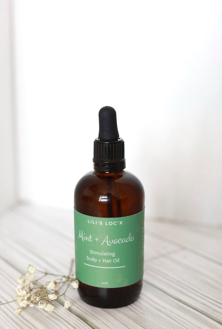 Mint + Avocado Stimulating Scalp and Hair Oil