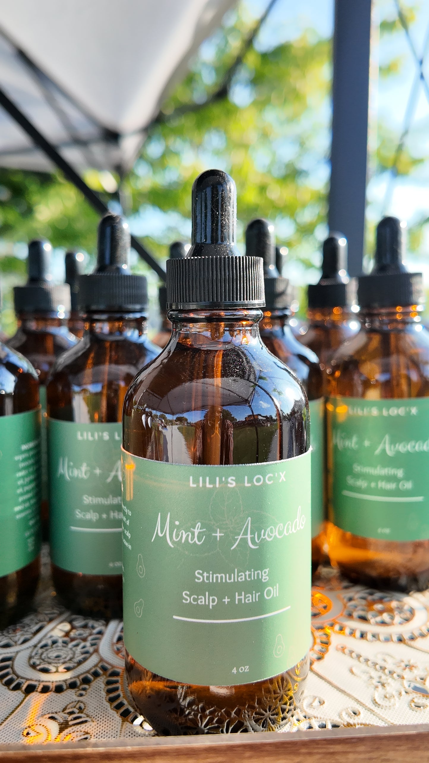 Mint + Avocado Stimulating Scalp and Hair Oil