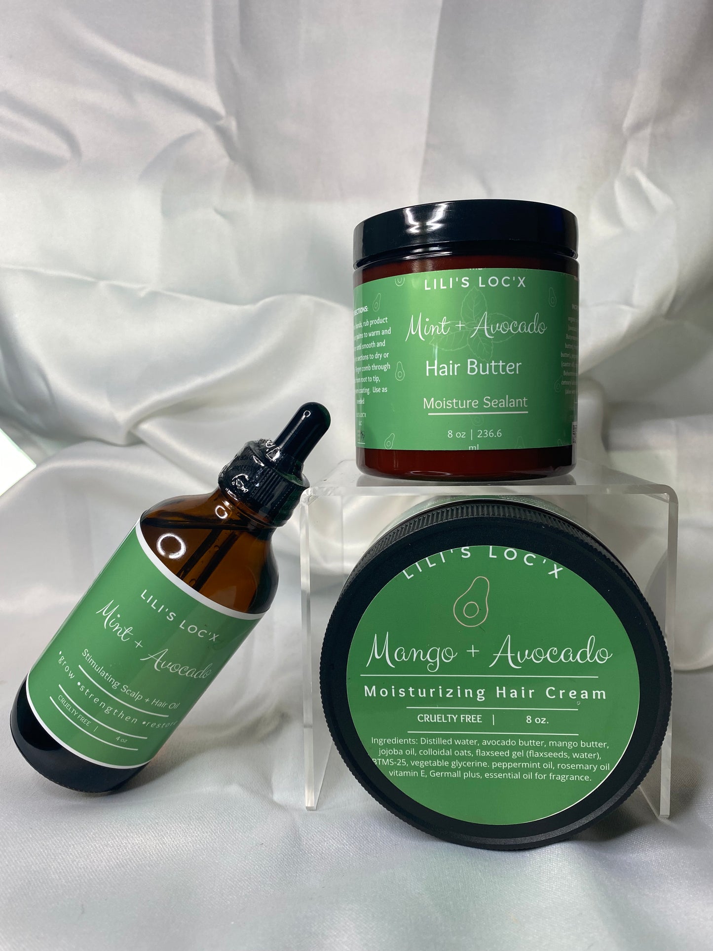 Hair System Bundle ( Oil, Cream, & Butter)