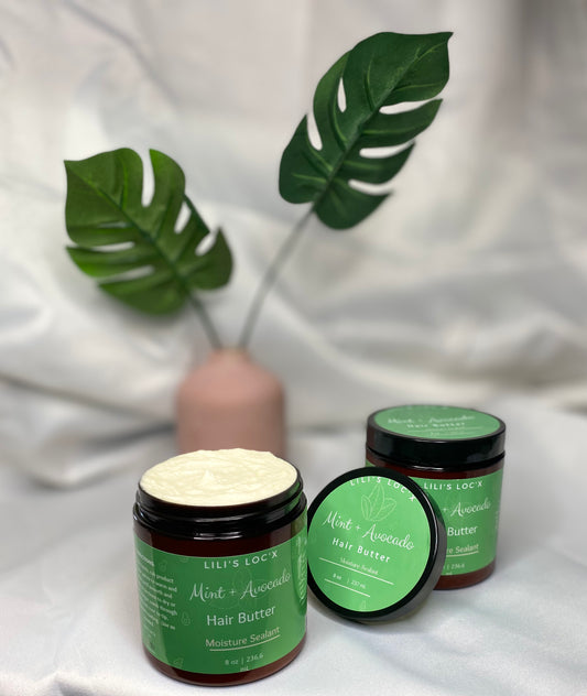 Mint + Avocado Moisture Sealing  Hair Butter