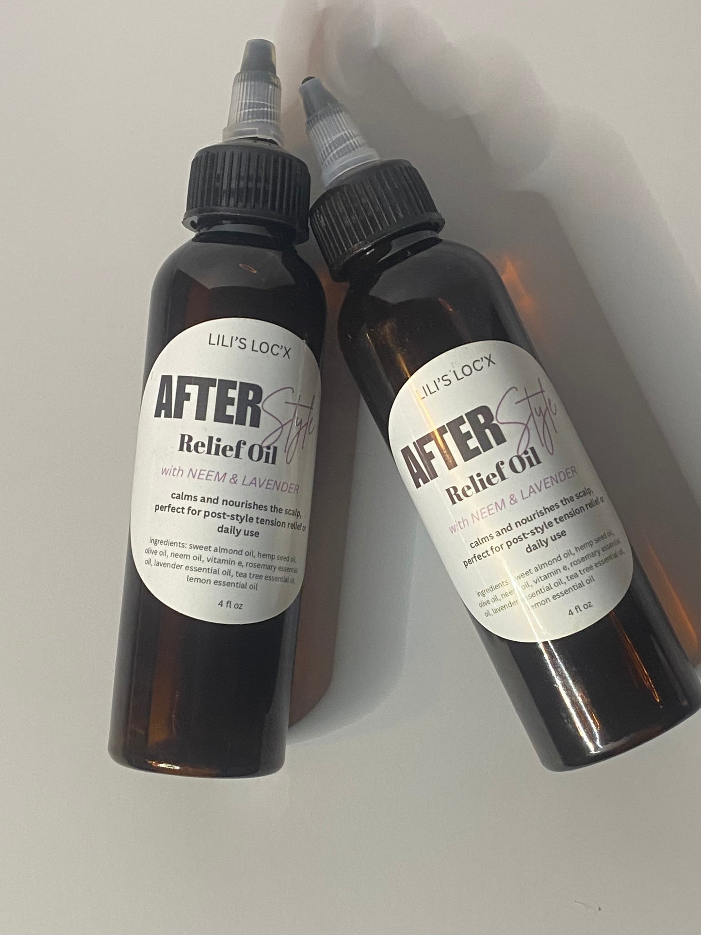 After Style Relief Oil with Neem and Lavender
Soothing Scalp Oil for Post-Style Tension and Daily Care