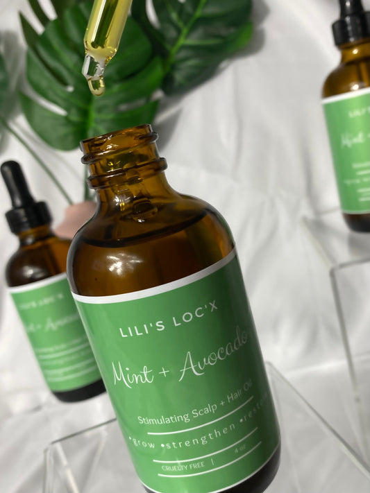 Mint + Avocado Stimulating Scalp and Hair Oil