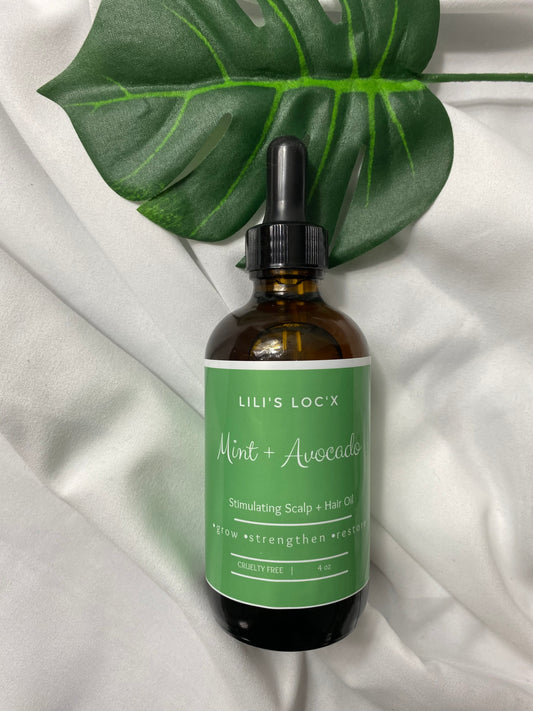 Mint + Avocado Stimulating Scalp and Hair Oil